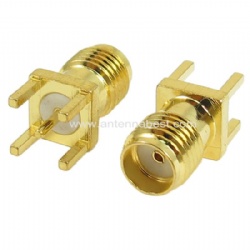 Straight SMA Adapter Connector For PCB				